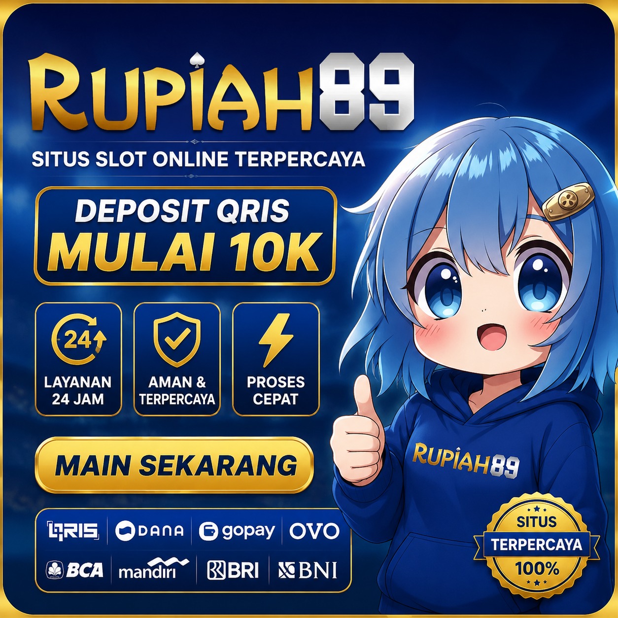Galeri foto RUPIAH89 🔥 Situs Slot Gacor Hari Ini! Deposit QRIS 10K, Jackpot Besar Menanti di Jakarta